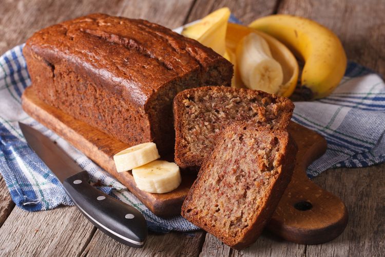 ilustrasi banana cake.