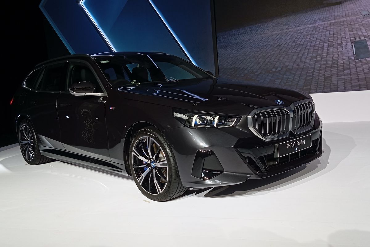 Peluncuran BMW i5 Touring di Indonesia, Rabu (18/9/2024).