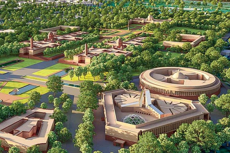 Rancangan gedung parlemen baru India