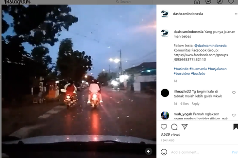 Bahaya, Jangan Naik Motor Sambil Ngobrol 