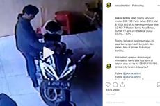 Pencurian Motor Honda CBR di Bekasi Tertangkap CCTV