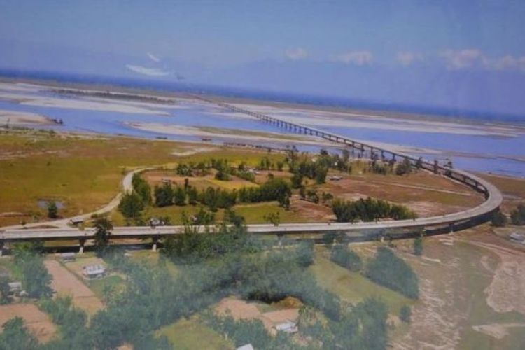 Pembangunan jembatan Dhola Sadiya dimulai sejak 2011. 