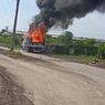 Truk Muatan Busa Hangus Terbakar di Kawasan Industri Terboyo Semarang