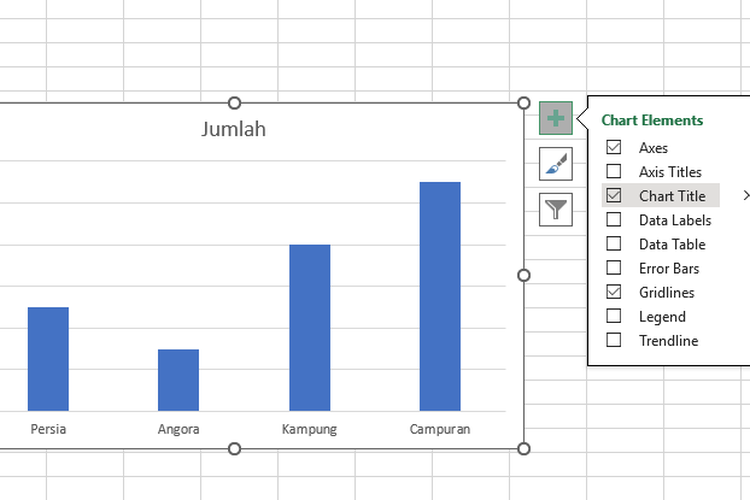 Cara Buat Diagram Batang Excel Lengkap Dengan Edit Judul Dan Warna 5270