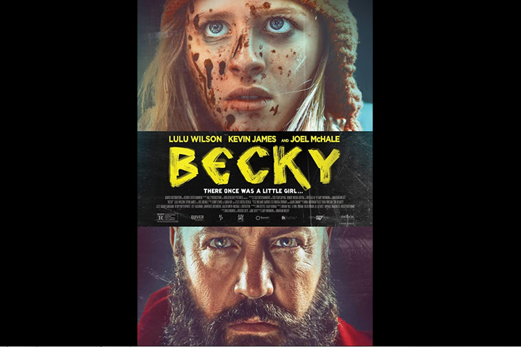 Lulu Wilson dan Kevin James dalam film thriller aksi Becky (2020).