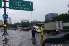 Update Banjir Jakarta Pukul 18.00: 41 RT dan 17 Jalan Terendam