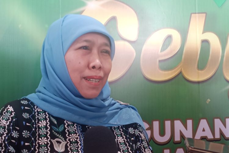 Gubernur Jawa Timur, Khofifah Indar Parawansa. 