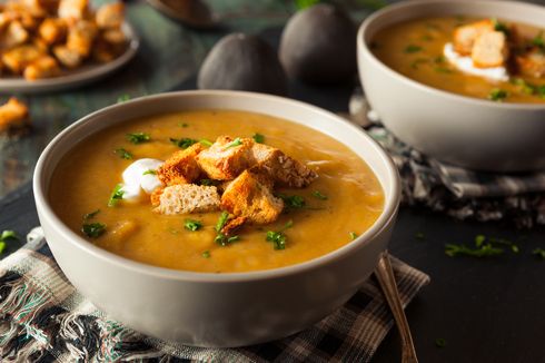 Resep Sup Labu Tomat, Makanan Berkuah Hangat yang Creamy