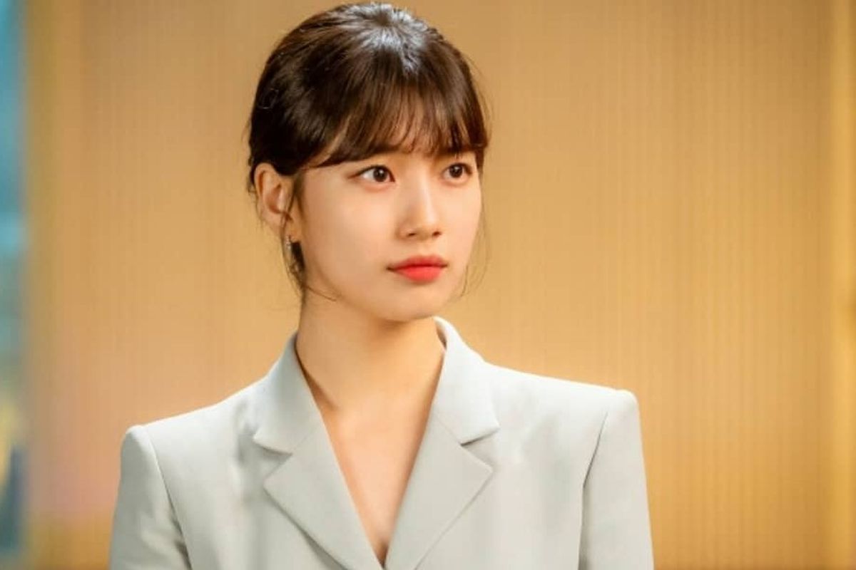 Tampilan wajah alami Suzy ketika berperan di drama Korea, Start-Up.