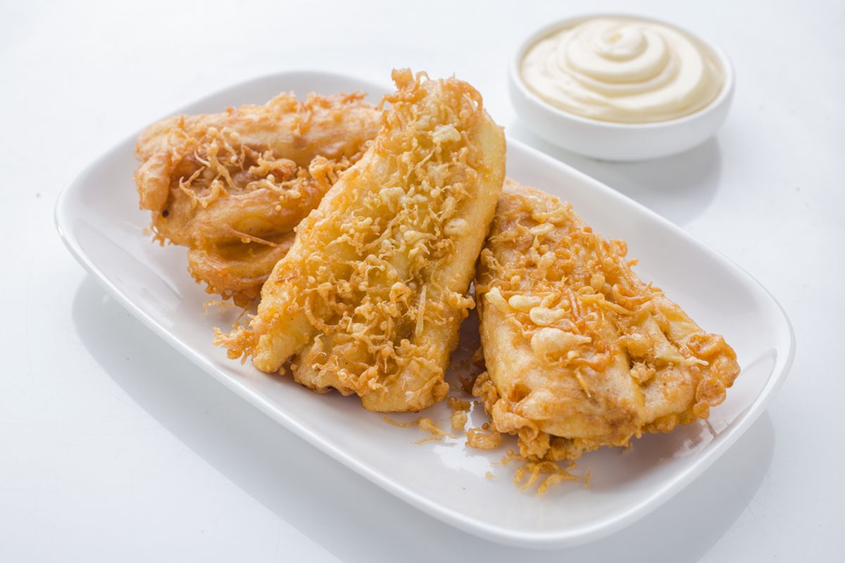 Pisang goreng crispy popcorn