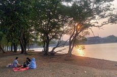 Sore di Buperta Cibubur, Healing Sejenak Nikmati Sunset di Tepi Danau