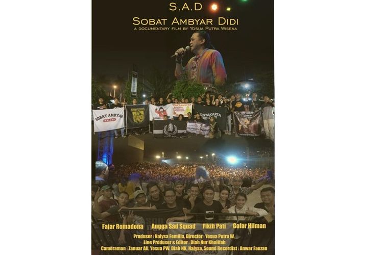 Mahasiswa ISI Surakarta membuat film dokumenter mengenai penggemar Lord Didi Kempot, Sobat Ambyar Didi.