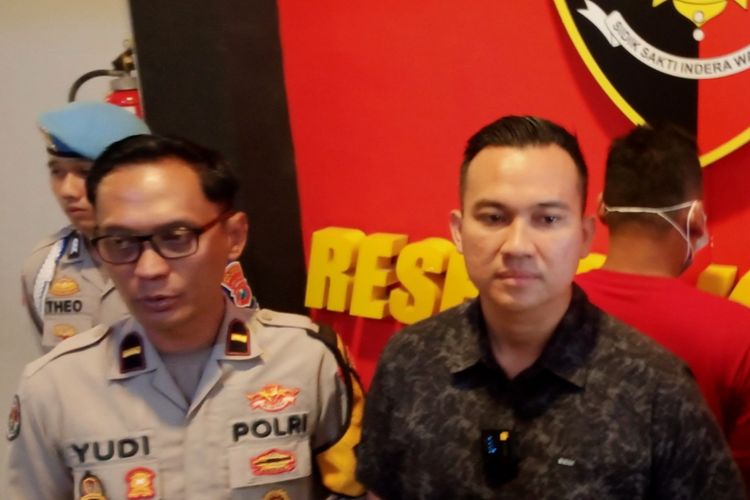 Kasat Reskrim Polresta Malang Kota, Kompol I Gusti Agung Ananta (kanan). 