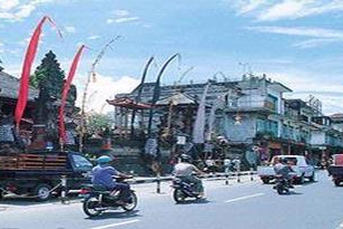 Ilustrasi: Suasana kota Denpasar