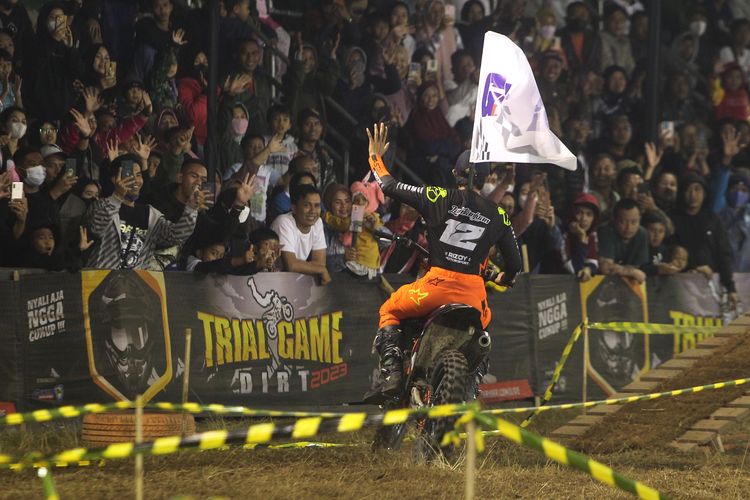Lantian Juan jadi juara umum seri keempat Trial Game Dirt 2023 di Magelang