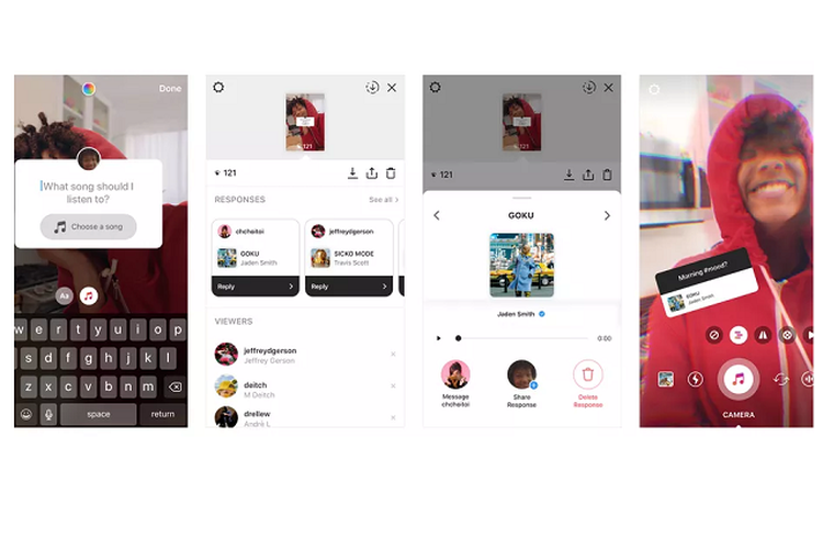  Instagram  Stories  Bisa Kirim Rekomendasi Lagu lewat Stiker 