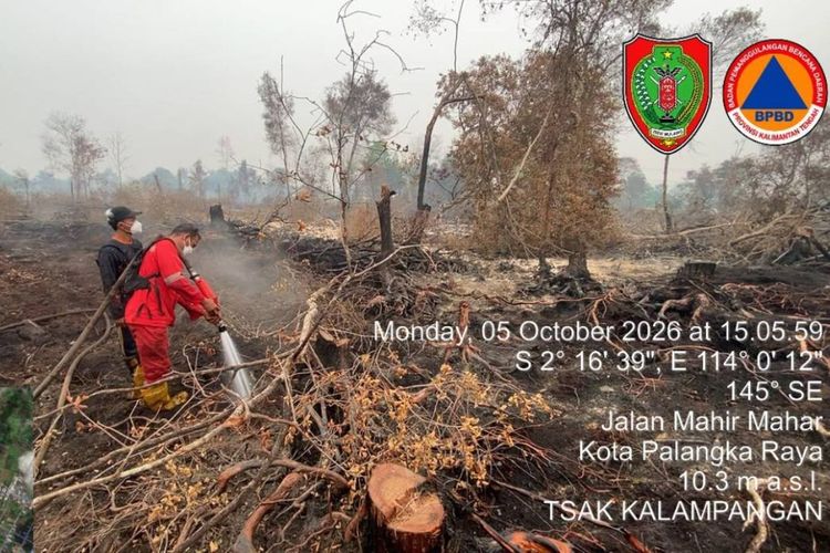 Kualitas Udara Kalteng Tembus 1.000 akibat Karhutla, 10.700 Personel Gabungan Dikerahkan