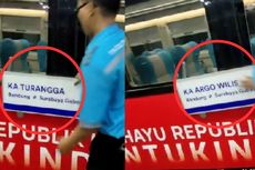 Harga Tiket KA Turangga-Argo Wilis Beda karena Papan Nama Dibalik? Ini Penjelasan KAI