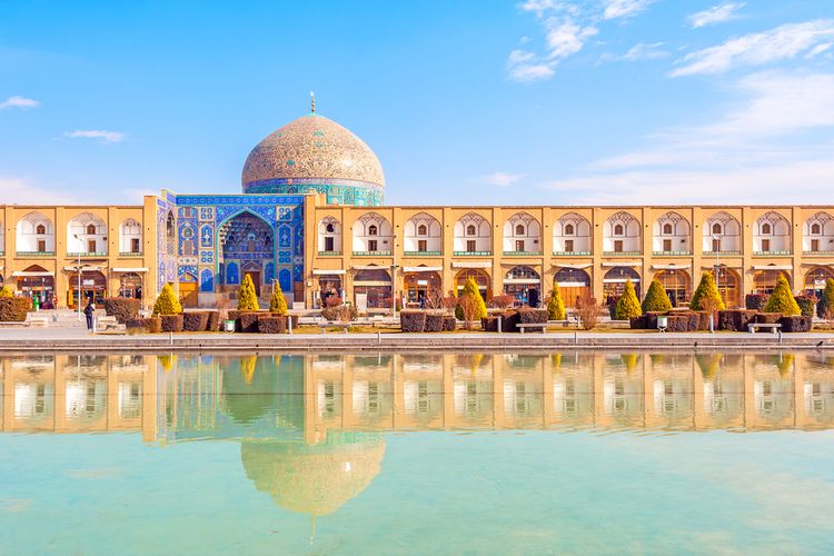 Masjid Lotfollah di Kota Isfahan, Iran