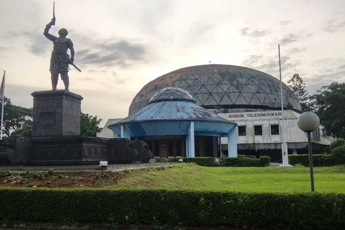 Museum Telekomunikasi di Taman Mini Indonesia Indah, Jakarta Timur, Selasa (4/2/2020).