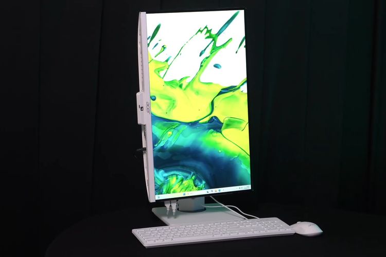Acer ACX24, PC AIO yang layarnya bisa diatur landscape atau vertikal