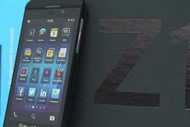 Blackberry Z10, produk terbaru Blackbery yang baru diluncurkan.
