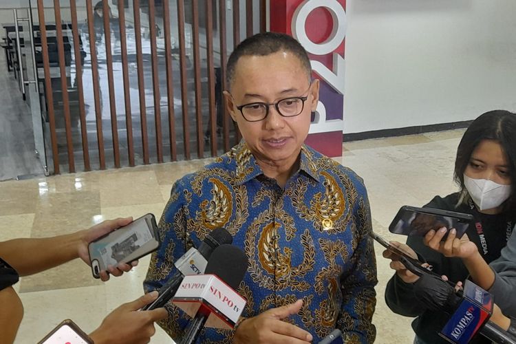 Sekretaris Jenderal PAN Eddy Soeparno di Kompleks Parlemen Senayan, Jakarta, Senin (13/6/2022).