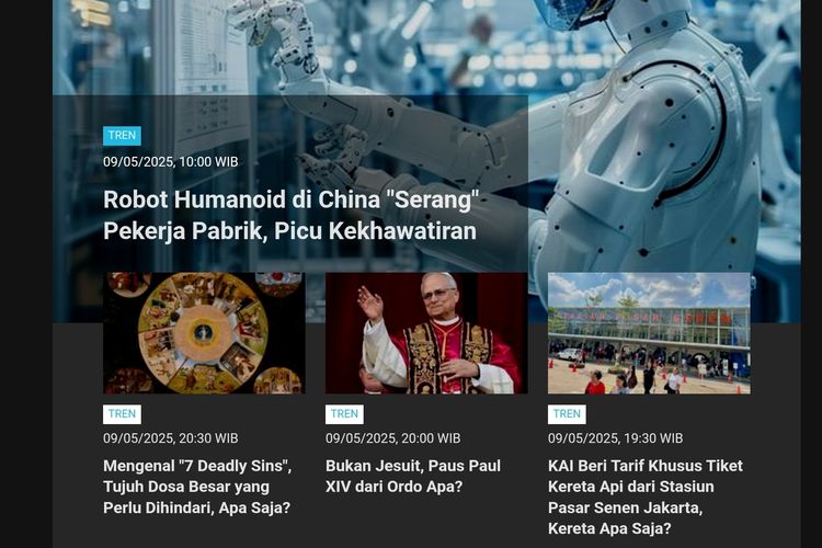 [POPULER TREN] Robot Humanoid China Serang Pekerja Pabrik | Kisah Pesawat Sukhoi Tabrak Gunung Salak 