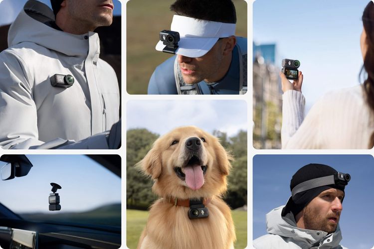 Skenario penggunaan kamera aksi DJI Osmo Nano. Kamera ini lebih mudah digunakan dalam berbagai kondisi. 