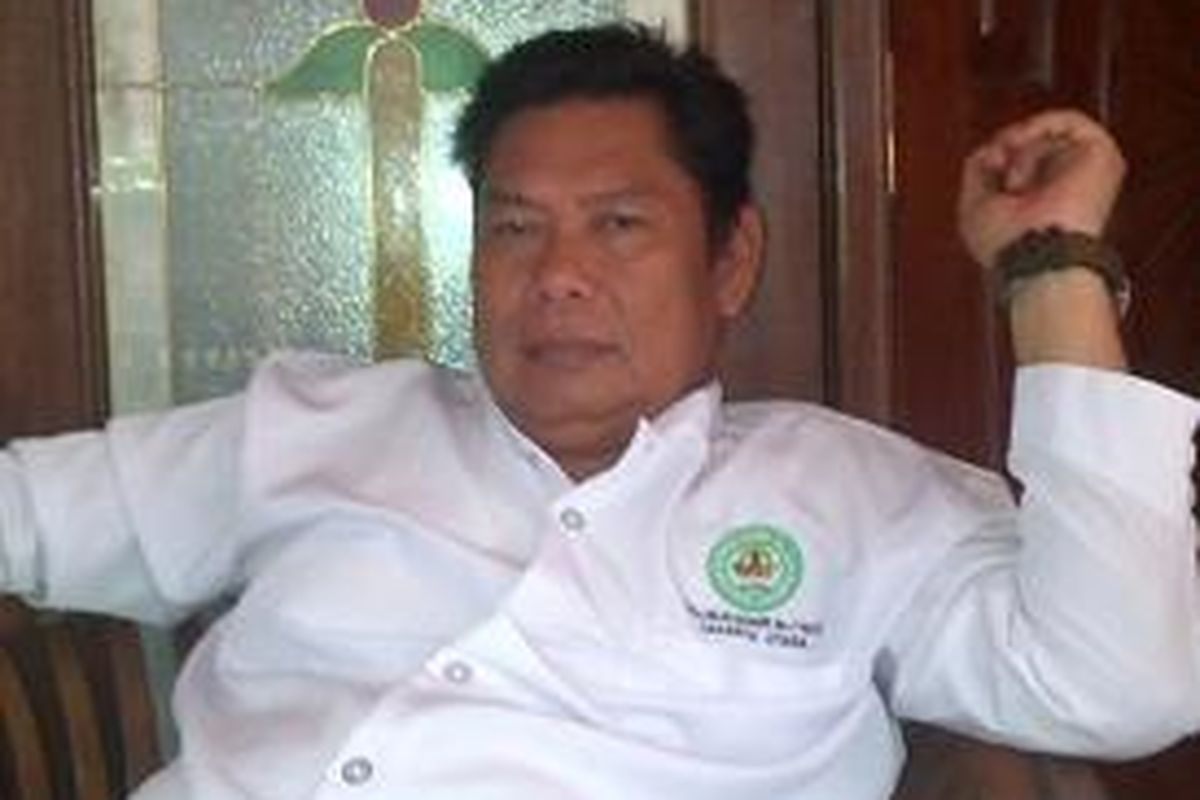 Haji Gubar, Ketua RW 05 Cililincing, Jakarta Utara. 