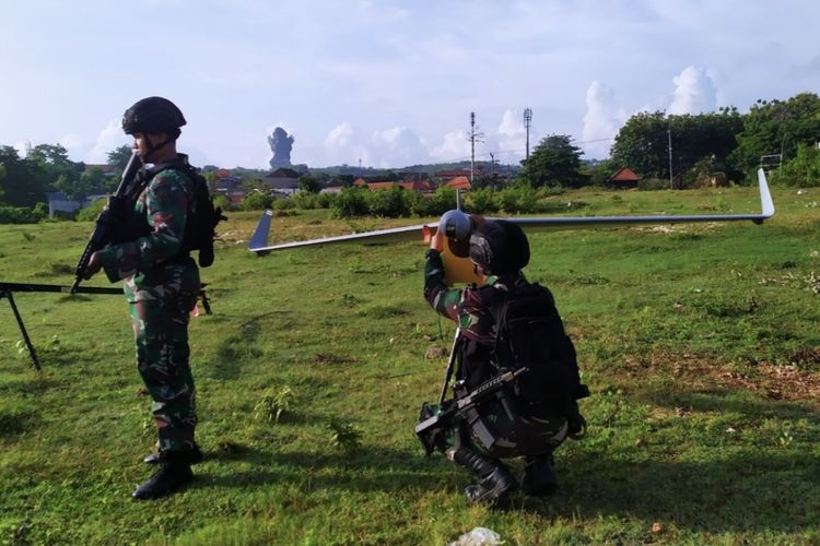 UAV Orbiter dikerahkan oleh Kopasgat untuk pengamanan KTT G20 di Bali.