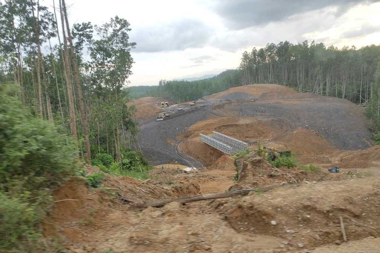 Lahan di kawasan Ibu Kota Negara (IKN) Nusantara, Kaltim