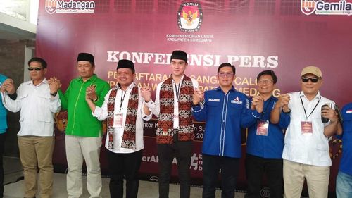 Daftar Pertama Pilkada Sumedang, Pasangan Dony-Fajar Diusung 5 Parpol