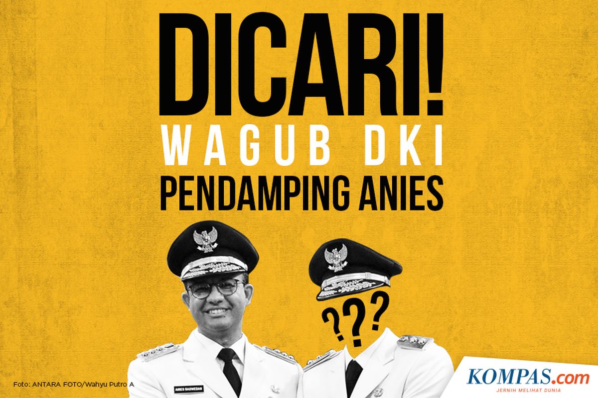 Dicari Wagub DKI Pendamping Anies