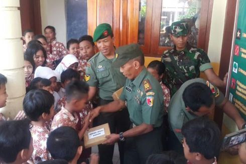 TNI di Ponorogo Keliling 42 SD Bikin Kuis tentang Wawasan Kebangsaan