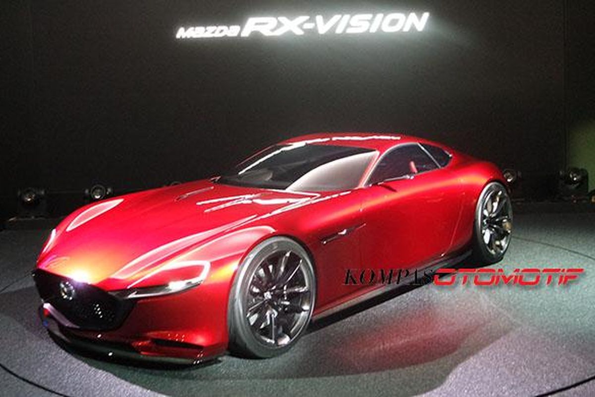 Mazda RX-Vision menggunakan mesin Skyactiv-R yang menjadi penerus mesin rotary.