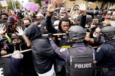 Video Viral Polisi Lindas Kepala Demonstran Saat Demo Breonna Taylor