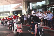 Dukung MotoGP, Sandiaga Uno Lepas Bikers Touring ke Sirkuit Mandalika