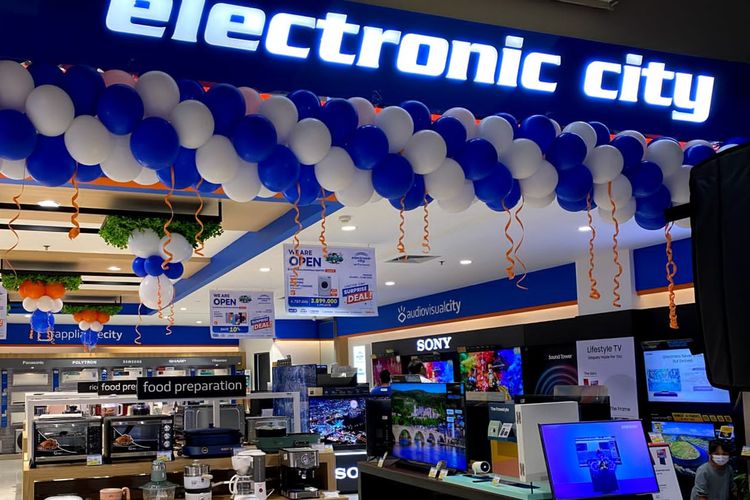 Ilustrasi gerai Electronic City.
