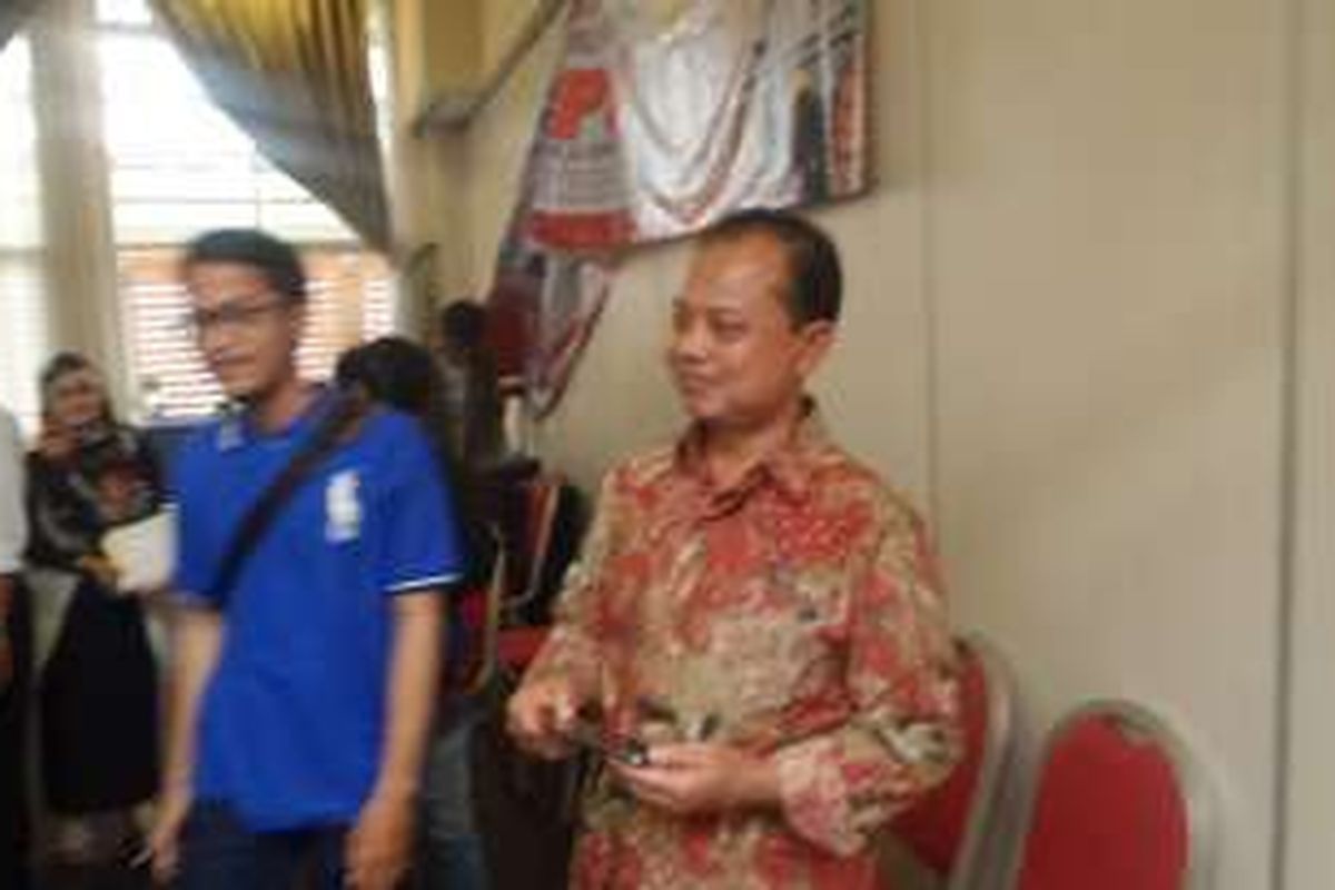Ketua KPUD Jakarta Sumarno saat ditemui di Jakarta Pusat, Selasa (1/11/2016)