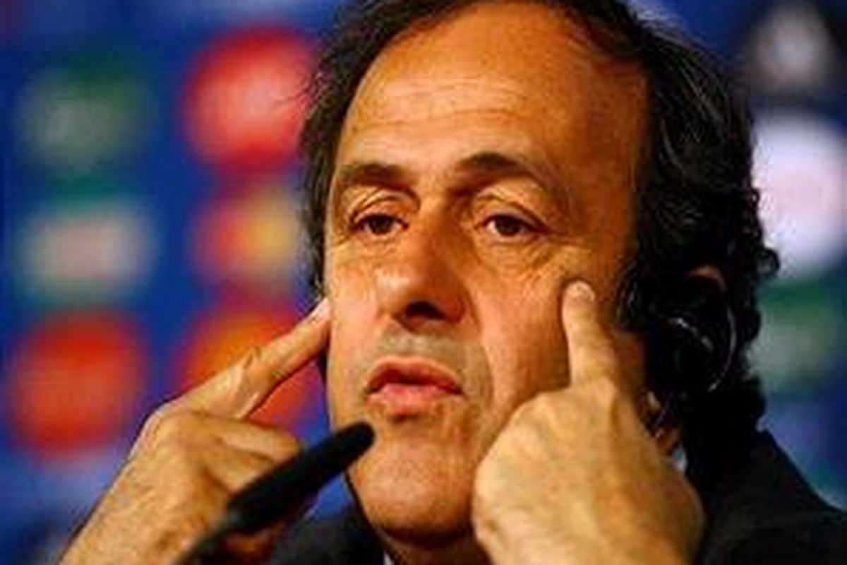 Presiden UEFA, Michel Platini.