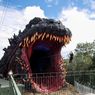 Wisata Unik di Jepang, Zip Line ke Mulut Godzilla