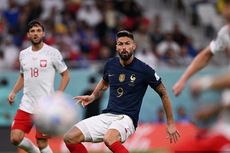 HT Perancis Vs Polandia: Giroud Pemecah Rekor, Les Bleus Unggul 1-0