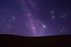 Fenomena Puncak Hujan Meteor Eta Aquarid Terjadi Malam Ini, Apakah Berbahaya?