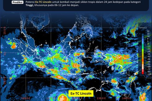 BMKG Deteksi Bibit Siklon Tropis Ex-TC Lincoln, Apa Dampaknya bagi Indonesia?