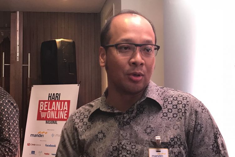 Vice President Credit Cards Group Bank Mandiri M Haris Budiman di Jakarta Pusat, Rabu (5/12/2018)