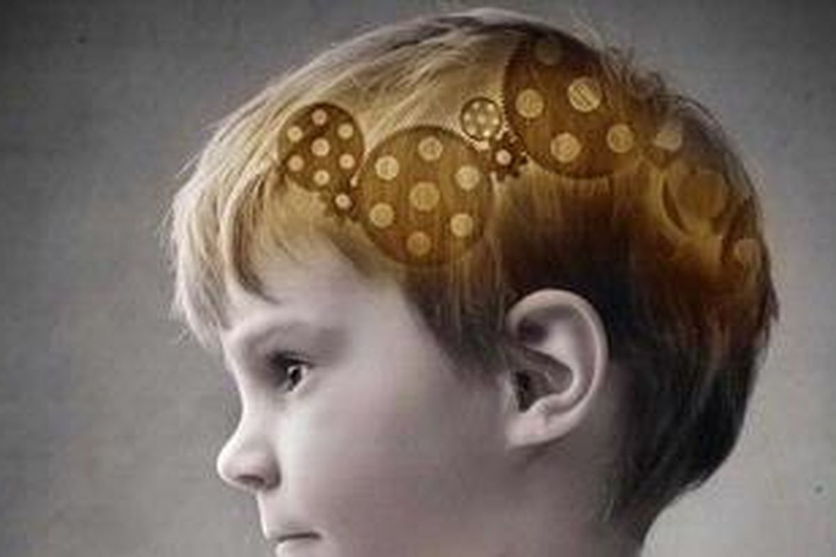 Ilustrasi otak anak
