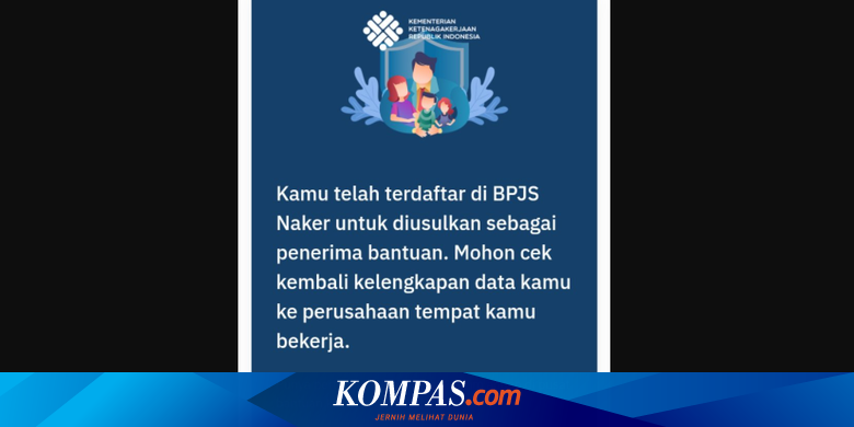Dapat Notifikasi "Cek Kelengkapan Data" Penerima Subsidi Gaji, Apa yang Harus Dilakukan?
