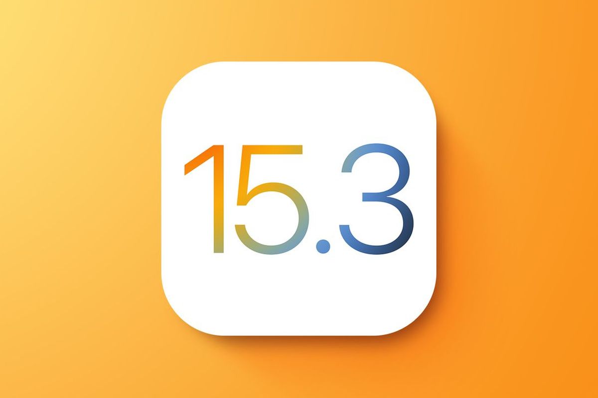 Ilustrasi iOS 15.3.