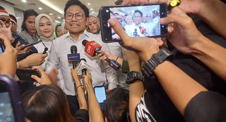 Cak Imin Terhimpit Lautan Massa di JIS, Minta Polisi Buka Semua Pintu